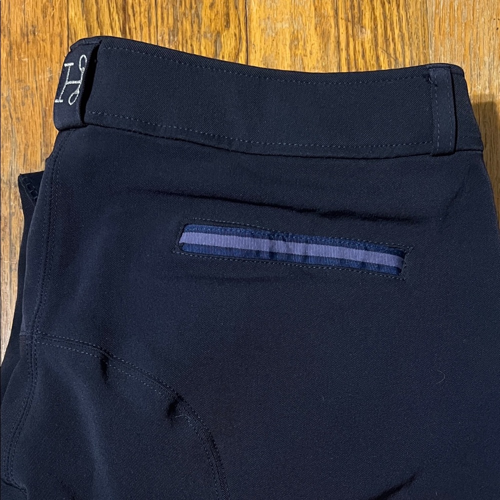 Hadley Knee Patch Breeches by SmartPak, Navy, 36L